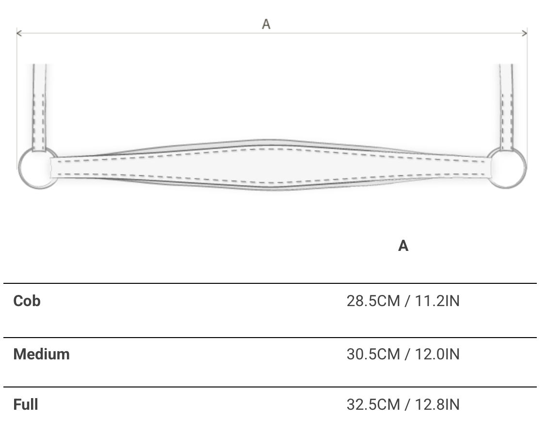 Maattabel lage neusriem