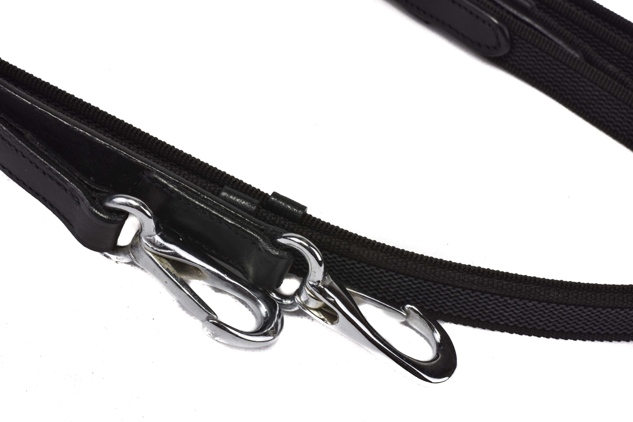 Teugel met clips- geweven antislip