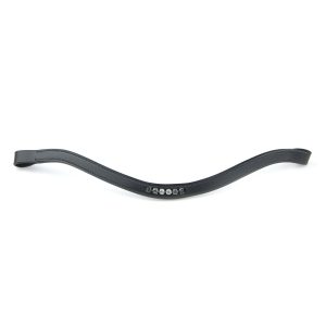 Browband with Black, Gray, and White Stones in the Center